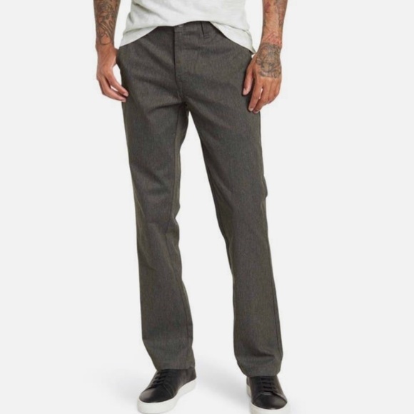 NWT Volcom Mens Vmonty Pants In Charcoal Heather - Picture 2 of 8